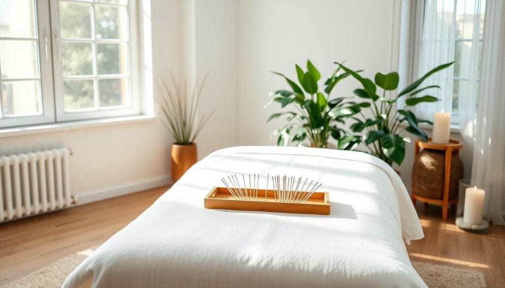 Acupuncture session